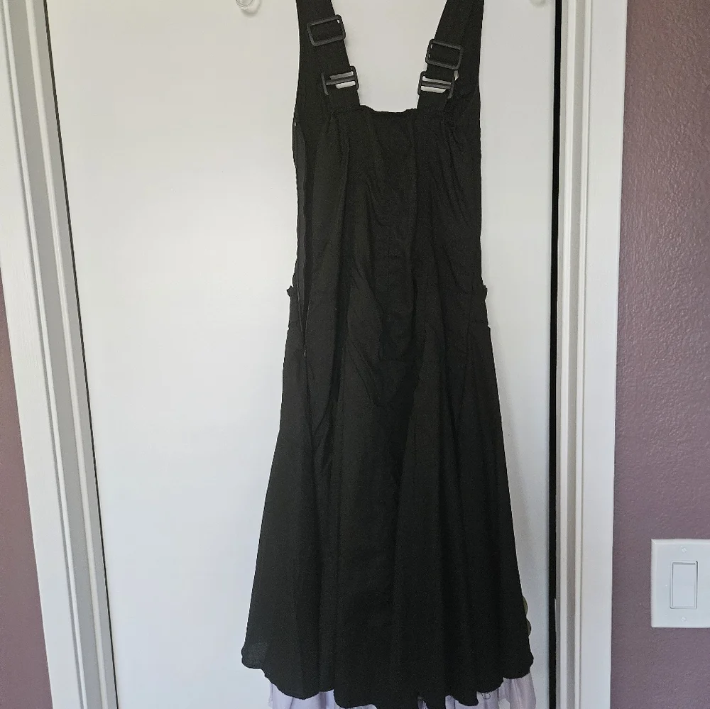 Heavy Red Black and White Gothic Tea Dress - Picture 6 of 7